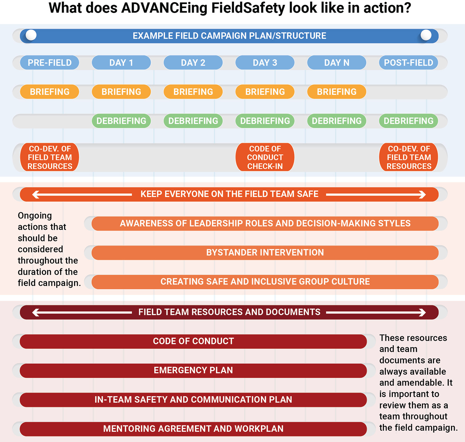 Colorful Graphic explaining FieldSafety in action