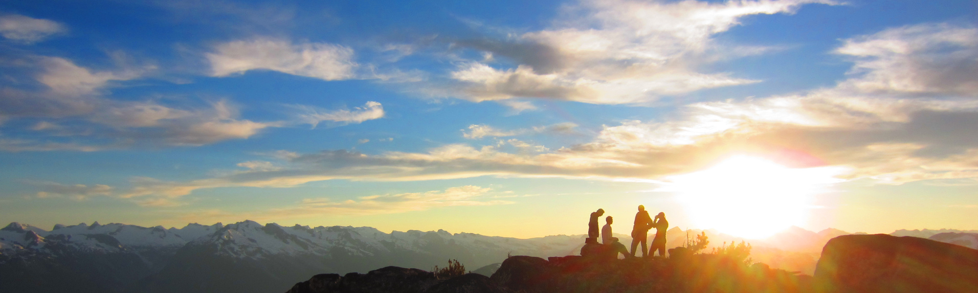 People on a Mountain