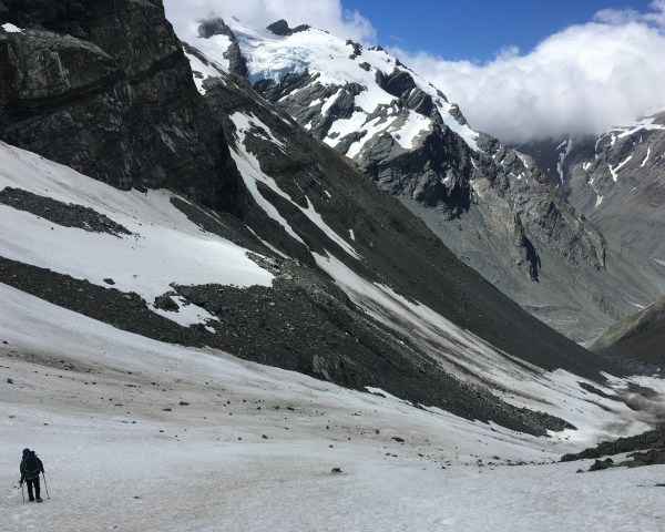 Snow covered mountains